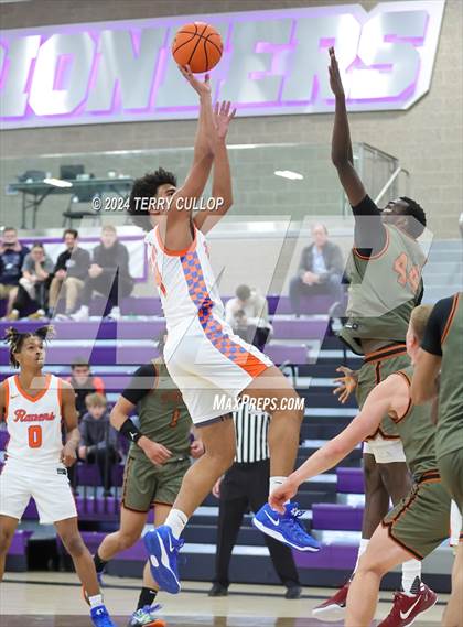Thumbnail 3 in St. Raymond Boys vs. Wasatch Academy (Lehi Holiday Hoopfest) photogallery.