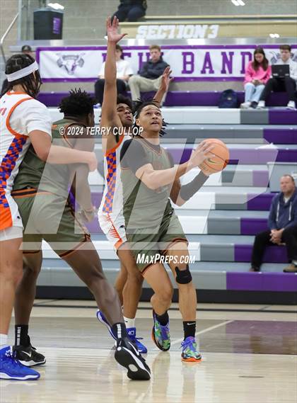 Thumbnail 1 in St. Raymond Boys vs. Wasatch Academy (Lehi Holiday Hoopfest) photogallery.