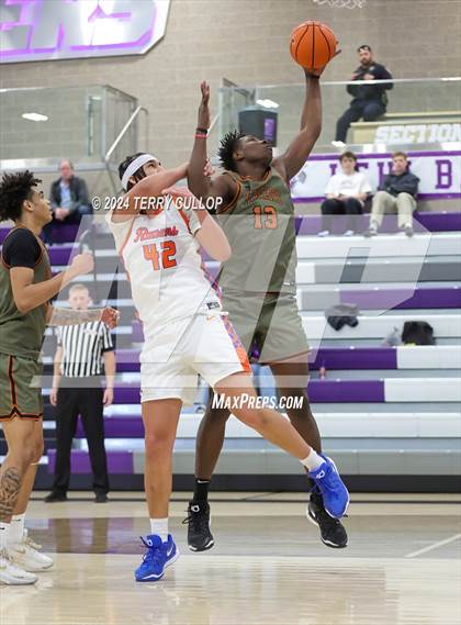 Thumbnail 1 in St. Raymond Boys vs. Wasatch Academy (Lehi Holiday Hoopfest) photogallery.