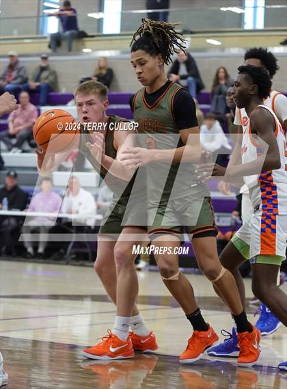 Thumbnail 1 in St. Raymond Boys vs. Wasatch Academy (Lehi Holiday Hoopfest) photogallery.