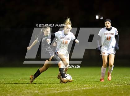 Thumbnail 3 in Bishop Ludden vs Cooperstown (NYSPHSAA Section 3 Class C Round 2) photogallery.