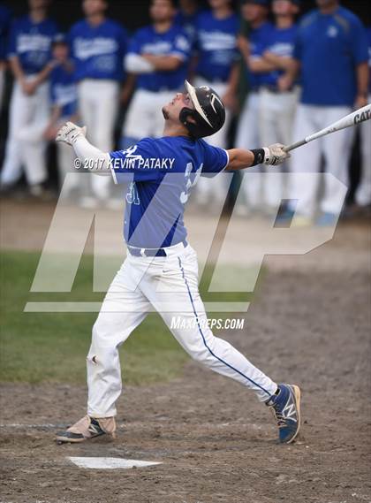 Thumbnail 2 in Lewis Mills vs. Waterford (CIAC Class M Final) photogallery.