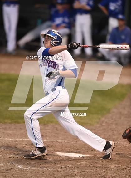 Thumbnail 2 in Lewis Mills vs. Waterford (CIAC Class M Final) photogallery.