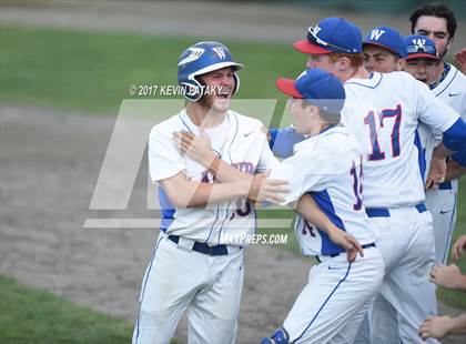 Thumbnail 2 in Lewis Mills vs. Waterford (CIAC Class M Final) photogallery.
