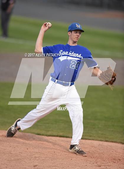 Thumbnail 3 in Lewis Mills vs. Waterford (CIAC Class M Final) photogallery.