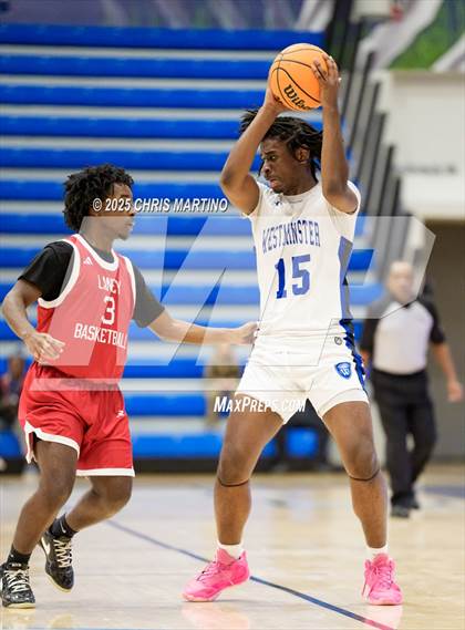 Thumbnail 2 in Westminster Schools of Augusta vs. Laney (100 Black Men of Augusta Thanksgiving Classic) photogallery.