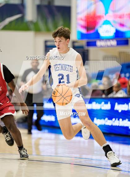 Thumbnail 2 in Westminster Schools of Augusta vs. Laney (100 Black Men of Augusta Thanksgiving Classic) photogallery.
