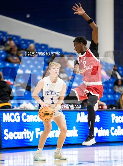 Thumbnail 3 in Westminster Schools of Augusta vs. Laney (100 Black Men of Augusta Thanksgiving Classic) photogallery.