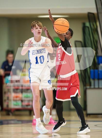 Thumbnail 2 in Westminster Schools of Augusta vs. Laney (100 Black Men of Augusta Thanksgiving Classic) photogallery.