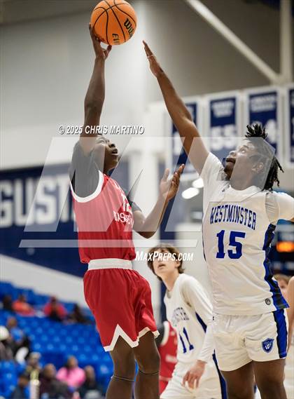Thumbnail 1 in Westminster Schools of Augusta vs. Laney (100 Black Men of Augusta Thanksgiving Classic) photogallery.