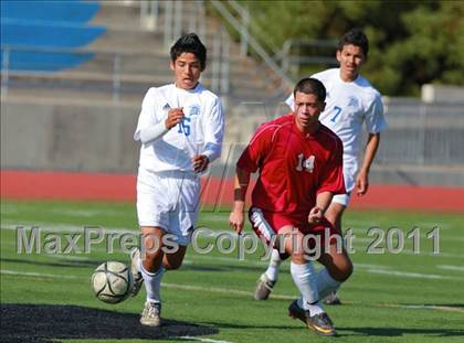 Thumbnail 2 in Chula Vista vs. Monte Vista (San Diego City Tournament) photogallery.