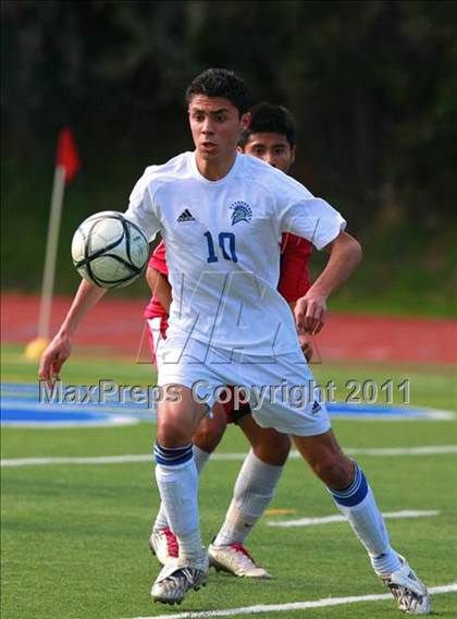 Thumbnail 2 in Chula Vista vs. Monte Vista (San Diego City Tournament) photogallery.