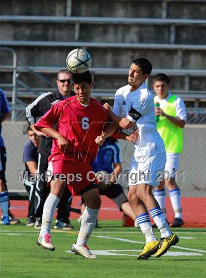 Thumbnail 2 in Chula Vista vs. Monte Vista (San Diego City Tournament) photogallery.