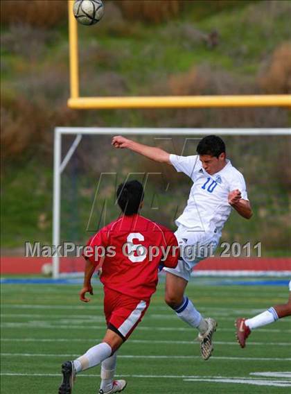 Thumbnail 2 in Chula Vista vs. Monte Vista (San Diego City Tournament) photogallery.