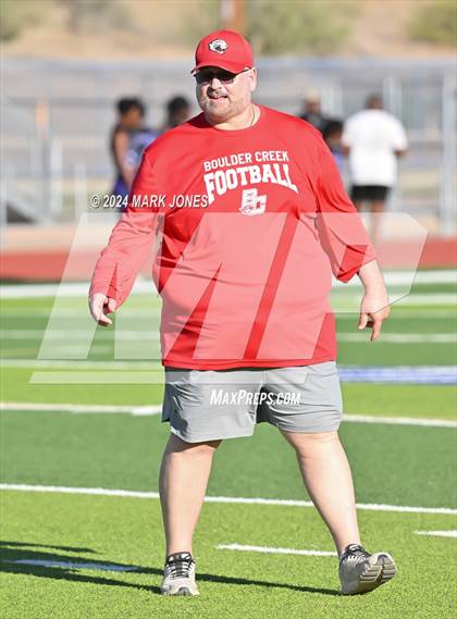 Thumbnail 2 in Boulder Creek vs. Sierra Linda (O'Connor 7 on 7 -  Saturday Night Lights) photogallery.