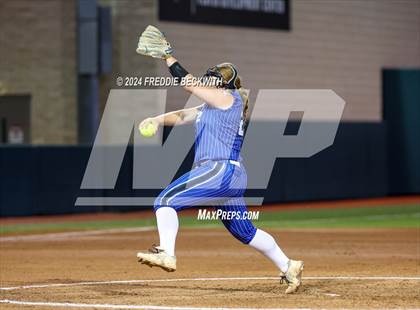 Thumbnail 3 in Beckville vs. Shiner (UIL 2A Softball Final) photogallery.
