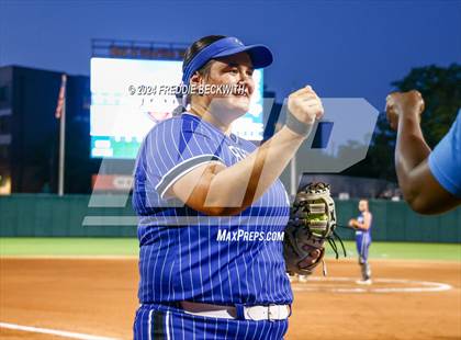 Thumbnail 2 in Beckville vs. Shiner (UIL 2A Softball Final) photogallery.