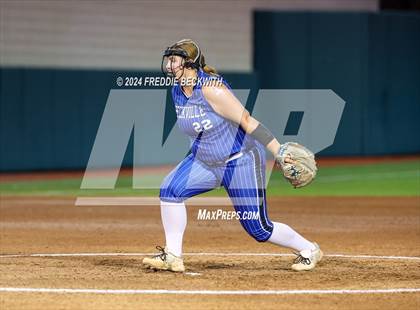 Thumbnail 1 in Beckville vs. Shiner (UIL 2A Softball Final) photogallery.