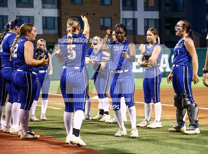 Thumbnail 3 in Beckville vs. Shiner (UIL 2A Softball Final) photogallery.