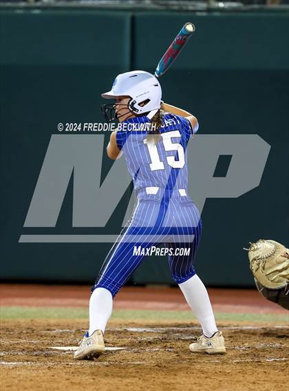 Thumbnail 2 in Beckville vs. Shiner (UIL 2A Softball Final) photogallery.