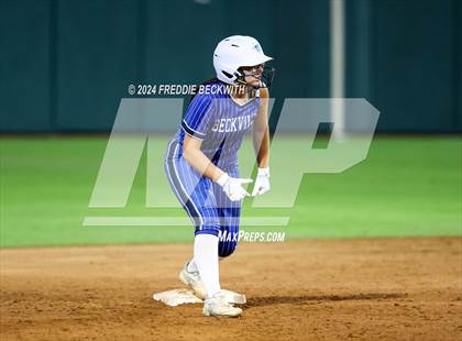 Thumbnail 1 in Beckville vs. Shiner (UIL 2A Softball Final) photogallery.