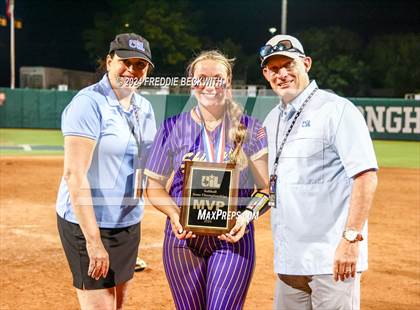 Thumbnail 2 in Beckville vs. Shiner (UIL 2A Softball Final) photogallery.