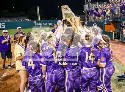 Thumbnail 1 in Beckville vs. Shiner (UIL 2A Softball Final) photogallery.