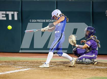 Thumbnail 3 in Beckville vs. Shiner (UIL 2A Softball Final) photogallery.