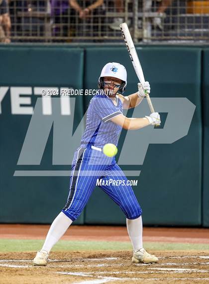 Thumbnail 2 in Beckville vs. Shiner (UIL 2A Softball Final) photogallery.