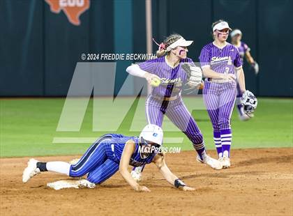 Thumbnail 1 in Beckville vs. Shiner (UIL 2A Softball Final) photogallery.