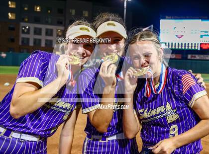 Thumbnail 2 in Beckville vs. Shiner (UIL 2A Softball Final) photogallery.