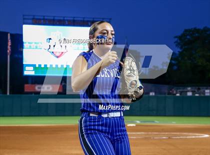 Thumbnail 3 in Beckville vs. Shiner (UIL 2A Softball Final) photogallery.