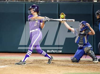 Thumbnail 1 in Beckville vs. Shiner (UIL 2A Softball Final) photogallery.