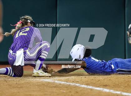 Thumbnail 2 in Beckville vs. Shiner (UIL 2A Softball Final) photogallery.