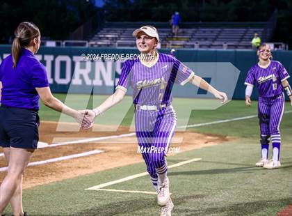 Thumbnail 2 in Beckville vs. Shiner (UIL 2A Softball Final) photogallery.