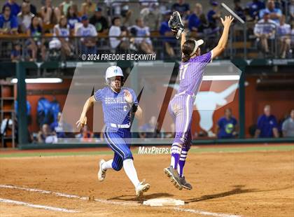 Thumbnail 3 in Beckville vs. Shiner (UIL 2A Softball Final) photogallery.