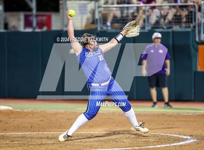 Thumbnail 1 in Beckville vs. Shiner (UIL 2A Softball Final) photogallery.