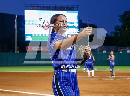 Thumbnail 1 in Beckville vs. Shiner (UIL 2A Softball Final) photogallery.
