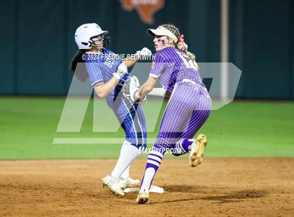 Thumbnail 2 in Beckville vs. Shiner (UIL 2A Softball Final) photogallery.