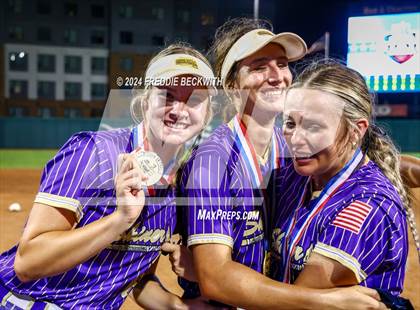 Thumbnail 3 in Beckville vs. Shiner (UIL 2A Softball Final) photogallery.