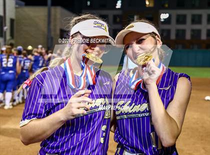 Thumbnail 2 in Beckville vs. Shiner (UIL 2A Softball Final) photogallery.