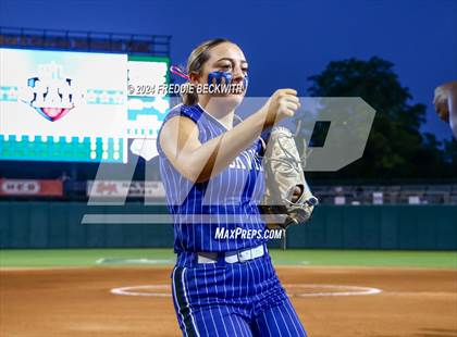 Thumbnail 1 in Beckville vs. Shiner (UIL 2A Softball Final) photogallery.