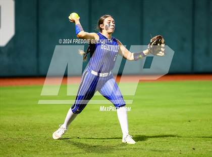 Thumbnail 1 in Beckville vs. Shiner (UIL 2A Softball Final) photogallery.