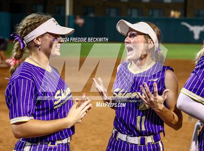 Thumbnail 2 in Beckville vs. Shiner (UIL 2A Softball Final) photogallery.