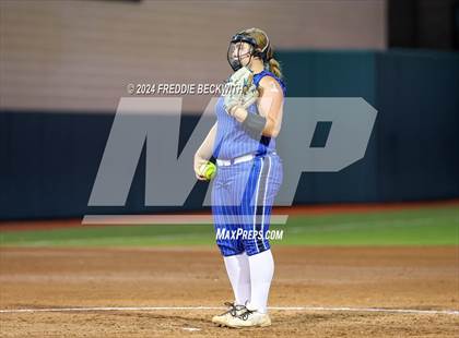 Thumbnail 1 in Beckville vs. Shiner (UIL 2A Softball Final) photogallery.