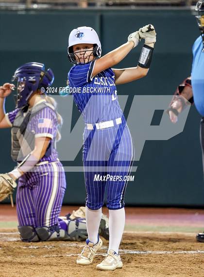 Thumbnail 1 in Beckville vs. Shiner (UIL 2A Softball Final) photogallery.