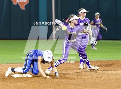 Thumbnail 2 in Beckville vs. Shiner (UIL 2A Softball Final) photogallery.