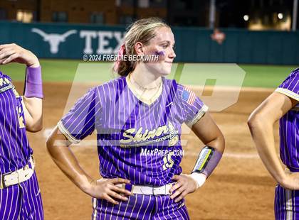 Thumbnail 3 in Beckville vs. Shiner (UIL 2A Softball Final) photogallery.
