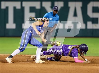 Thumbnail 2 in Beckville vs. Shiner (UIL 2A Softball Final) photogallery.