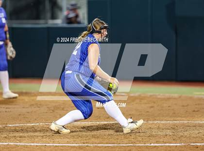 Thumbnail 1 in Beckville vs. Shiner (UIL 2A Softball Final) photogallery.